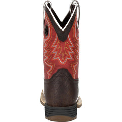 Durango® Lil' Rebel Pro™ Big Kid's Red Western Boot - Flyclothing LLC