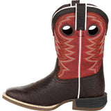 Durango® Lil' Rebel Pro™ Big Kid's Red Western Boot - Durango - Flyclothing LLC