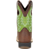 Durango® Lil' Rebel Pro™ Big Kid's Lime Western Boot - Durango