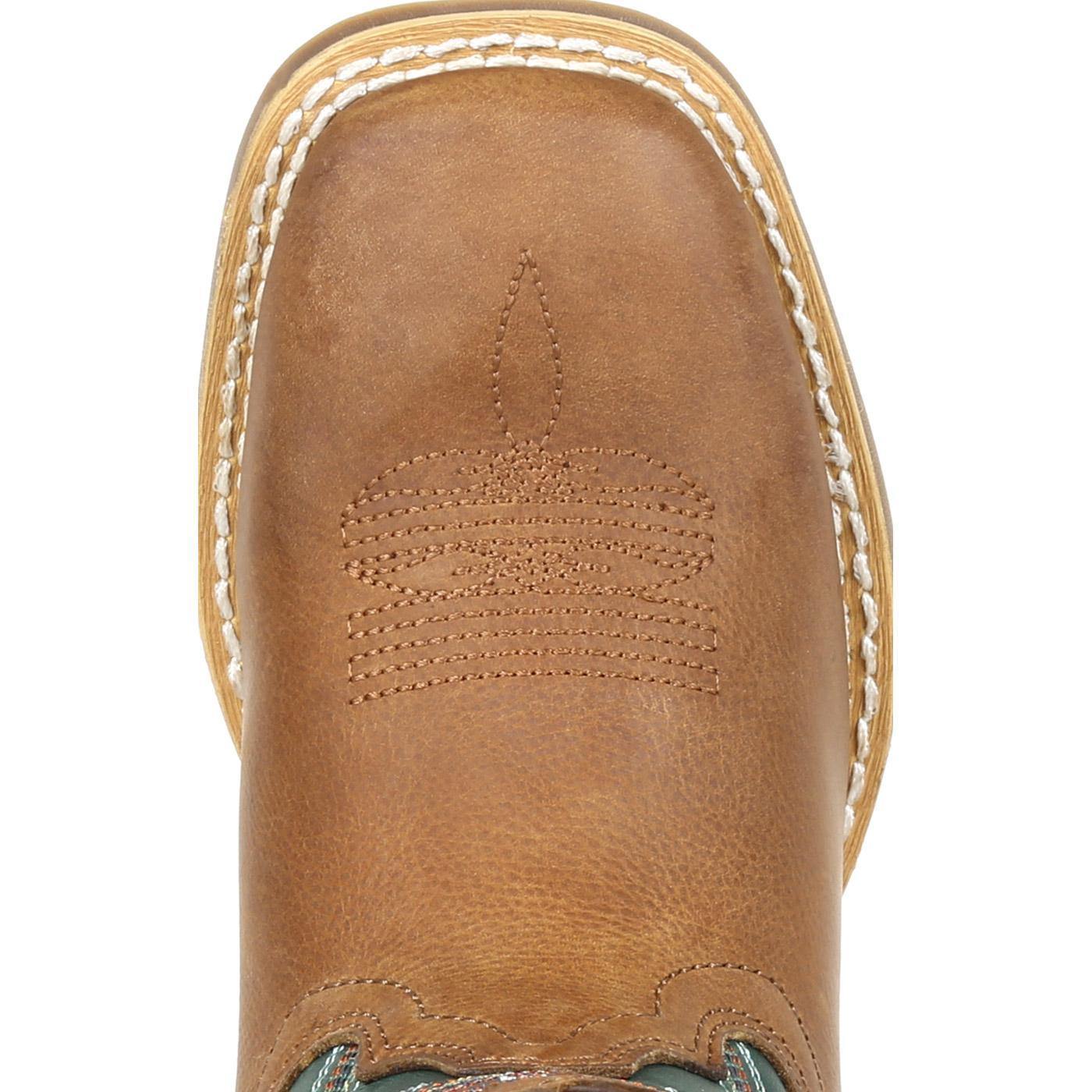 Durango Lil' Rebel Pro Little Kid's Teal Western Boot - Durango