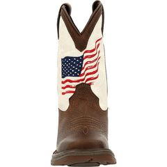 Lil' Rebel™ by Durango® Big Kids Distressed Flag Western Boot - Durango