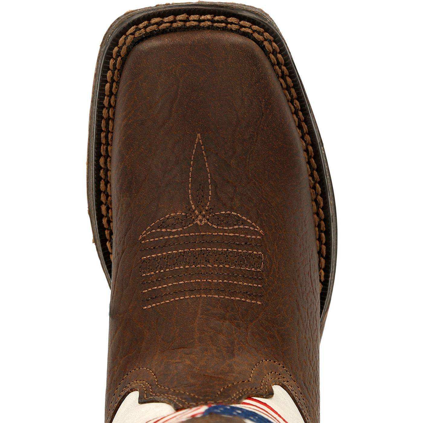 Lil' Rebel™ by Durango® Big Kids Distressed Flag Western Boot - Durango - Flyclothing LLC