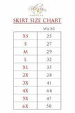 Daisy Corsets Polka Dot Stretch Lycra Skirt - Daisy Corsets