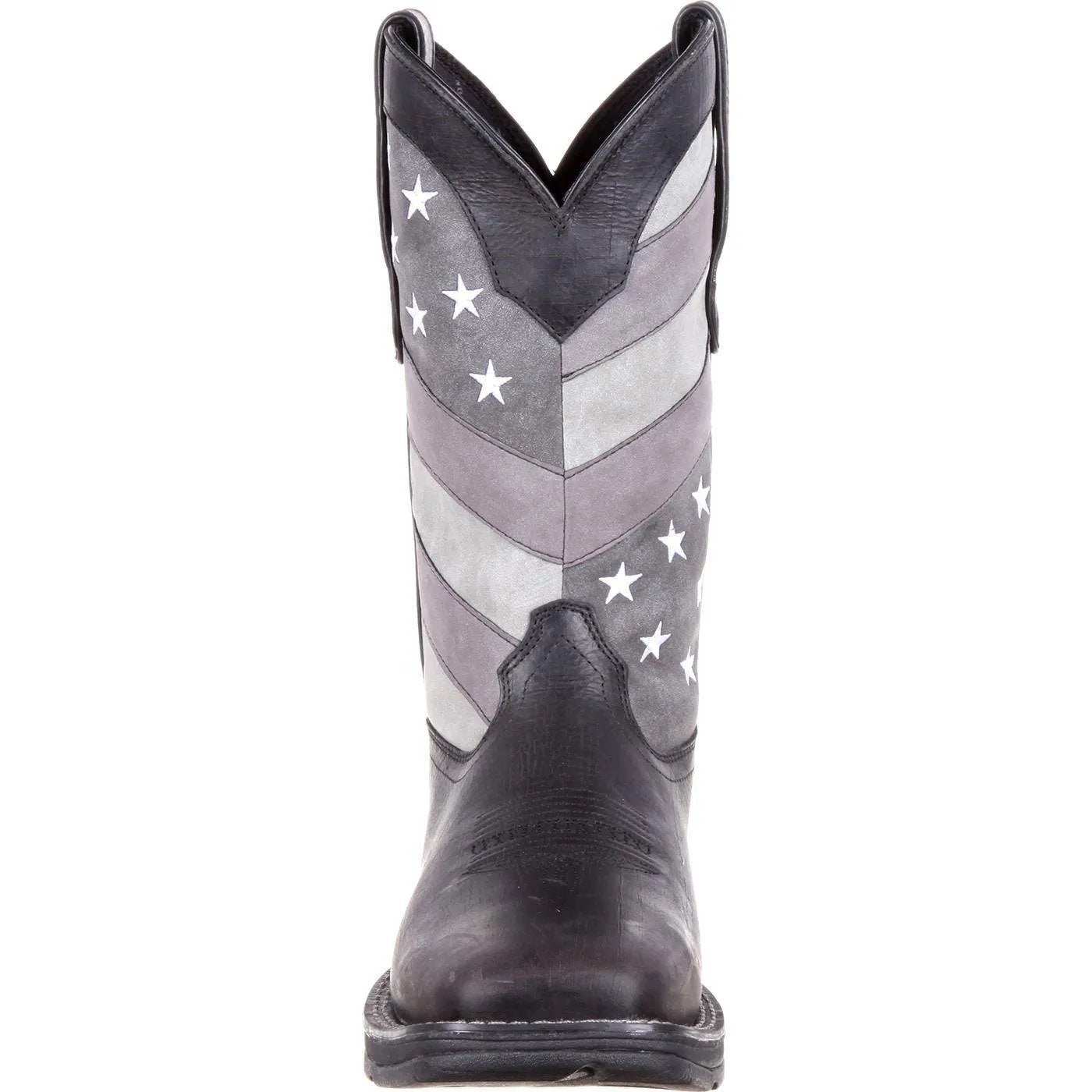 Rebel™ by Durango® Faded Black Flag Western Boot - Durango - Flyclothing LLC
