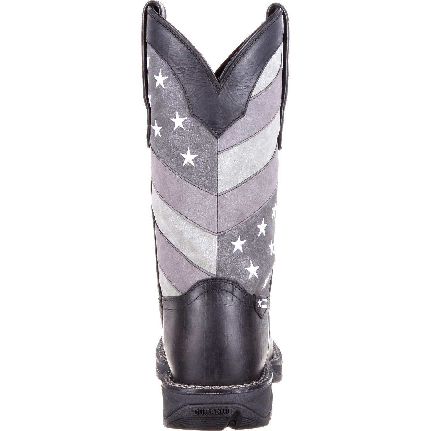 Rebel™ by Durango® Faded Black Flag Western Boot - Durango - Flyclothing LLC