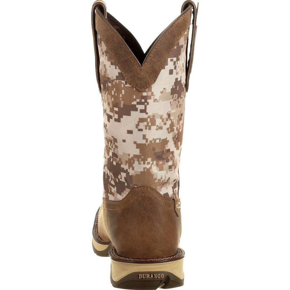 Rebel™ by Durango® Desert Camo Pull-on Western Boot - Durango - Flyclothing LLC