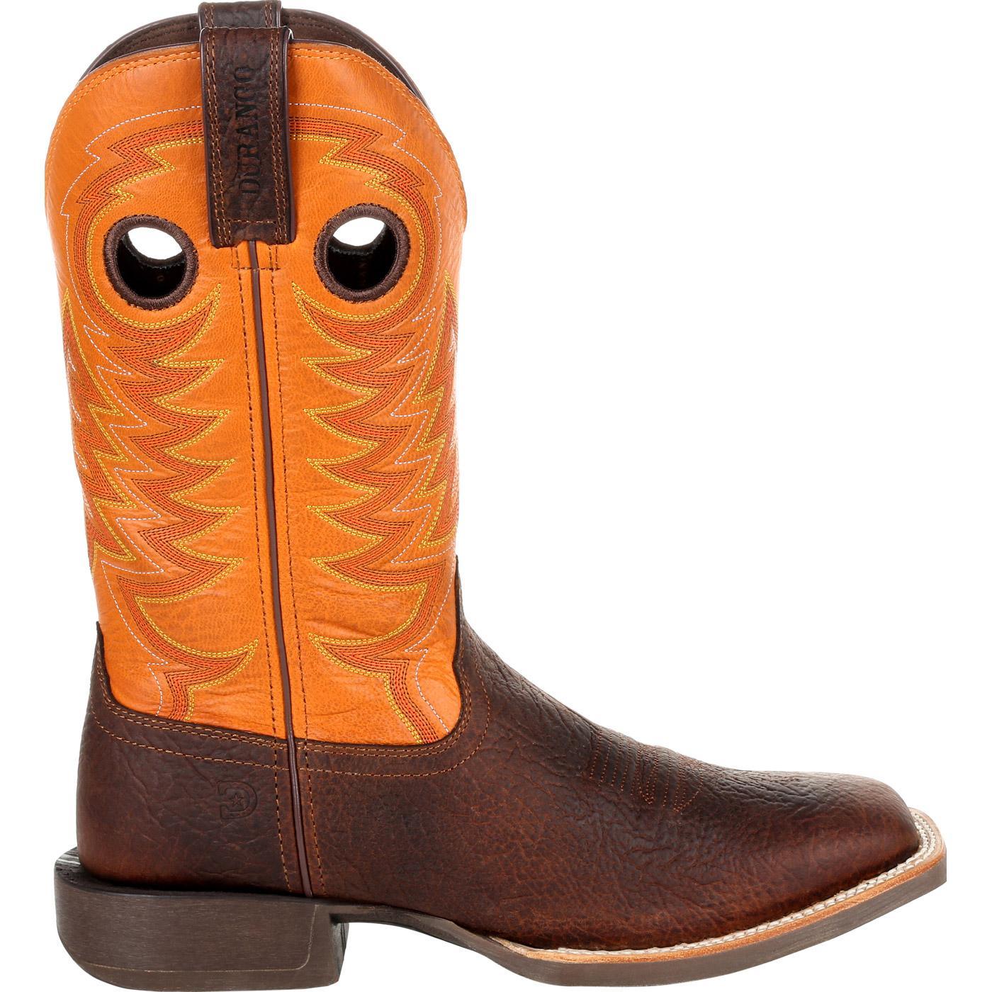 Durango® Rebel Pro™  Orange Western Boot - Flyclothing LLC