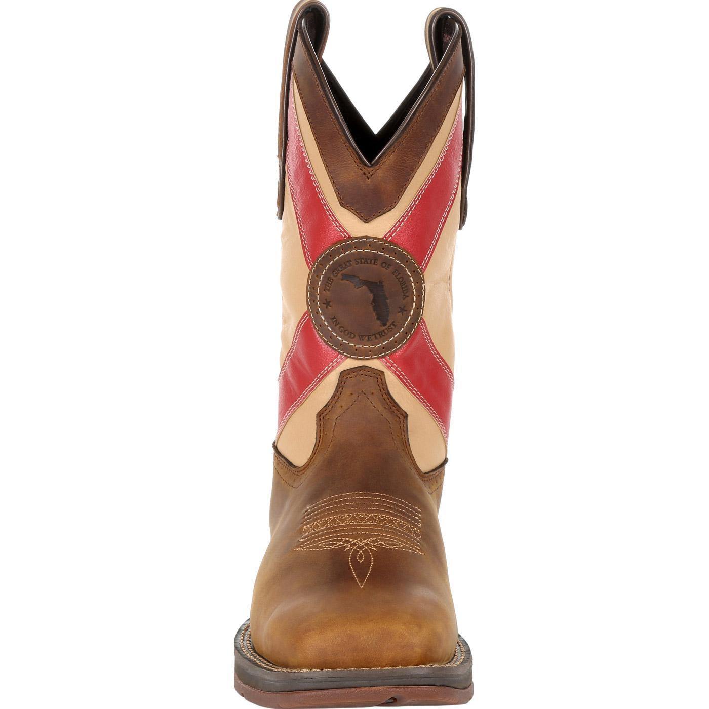 Rebel™ by Durango® Florida State Flag Western Boot - Durango