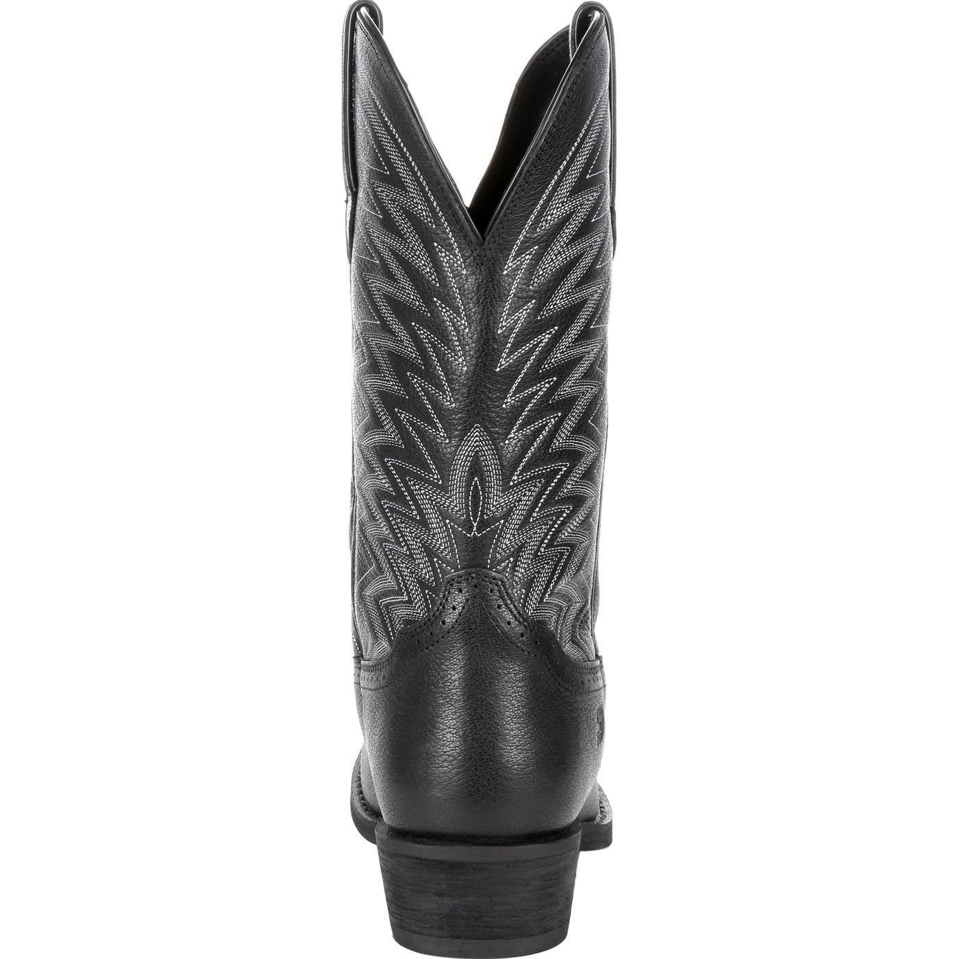 Durango® Rebel Frontier™ Black Western R-Toe Boot - Durango