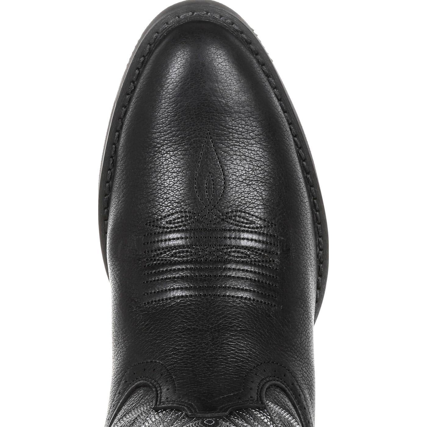 Durango® Rebel Frontier™ Black Western R-Toe Boot - Durango
