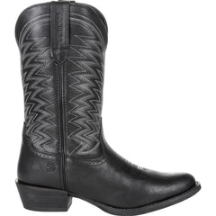 Durango® Rebel Frontier™ Black Western R-Toe Boot - Durango