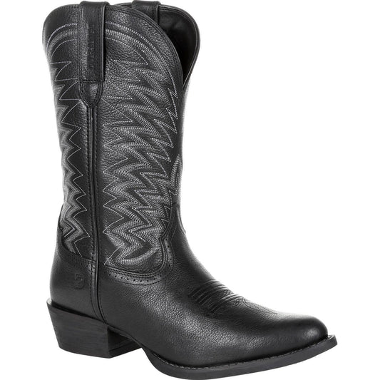 Durango® Rebel Frontier™ Black Western R-Toe Boot - Durango