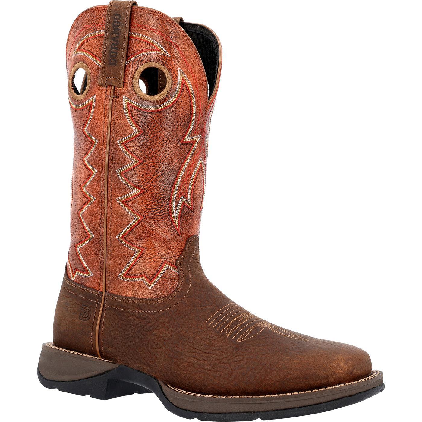 Rebel™ by Durango® Brown Ventilated Western Boot - Flyclothing LLC