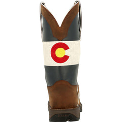 Rebel™ by Durango® Colorado Flag Western Boot - Durango
