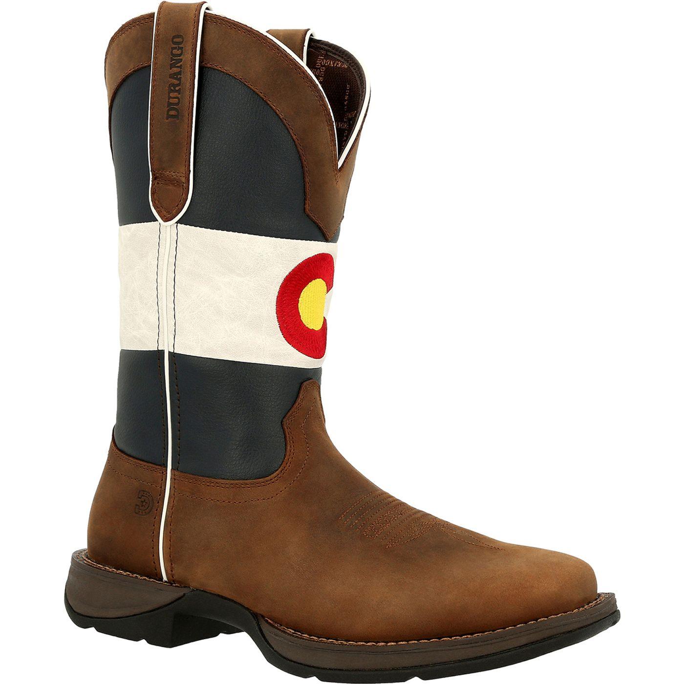 Rebel™ by Durango® Colorado Flag Western Boot - Flyclothing LLC