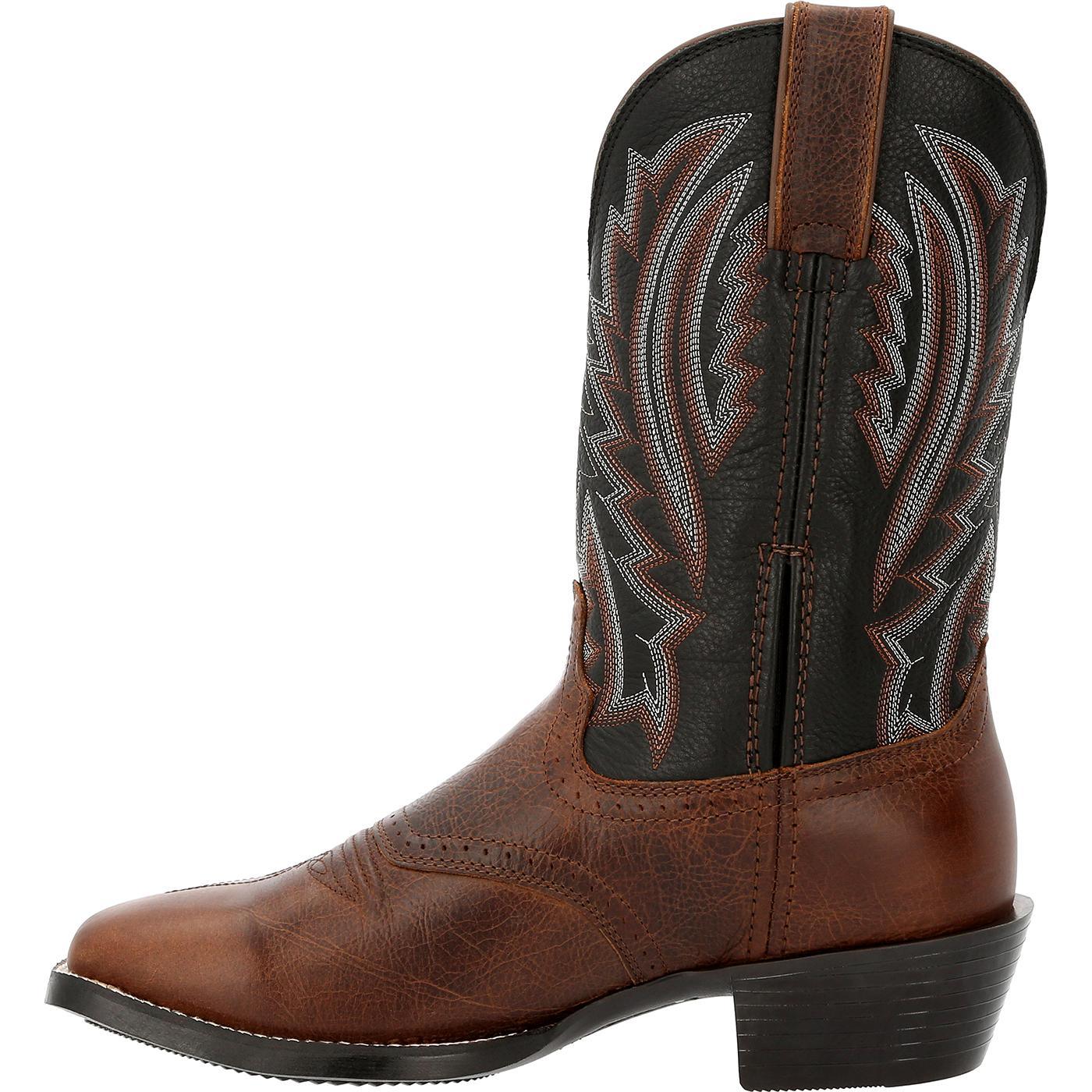 Durango® Westward™ Dark Chestnut & Black Onyx Western Boot - Flyclothing LLC