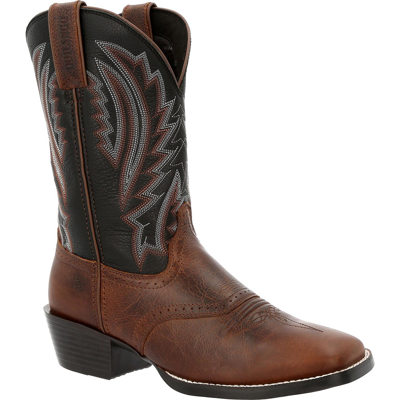 Durango® Westward™ Dark Chestnut & Black Onyx Western Boot - Flyclothing LLC