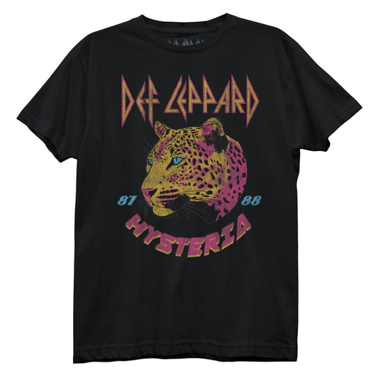 Def Leppard Pink Leopard Boyfriend Tee - Def Leppard