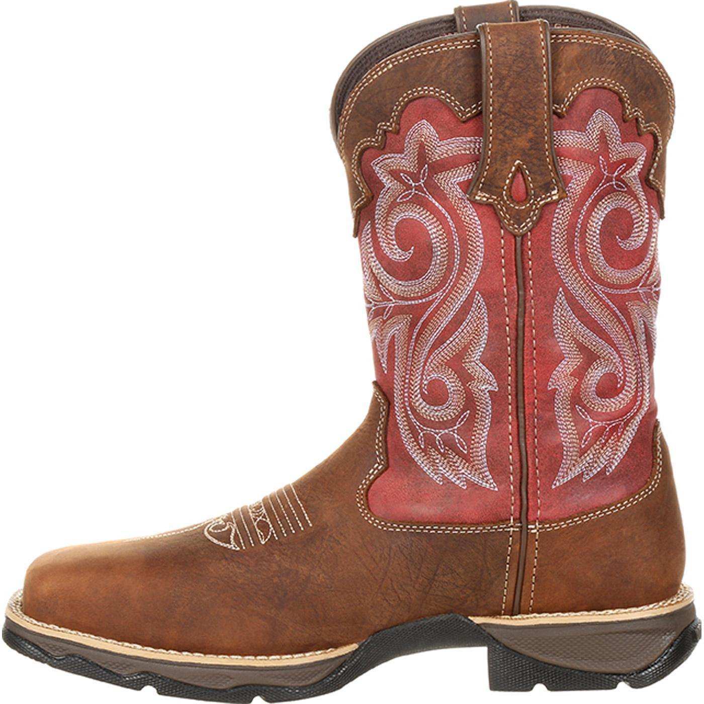 Lady Rebel Work™ by Durango® Women's Waterproof Composite Toe Western Work Boot - Durango - Flyclothing LLC