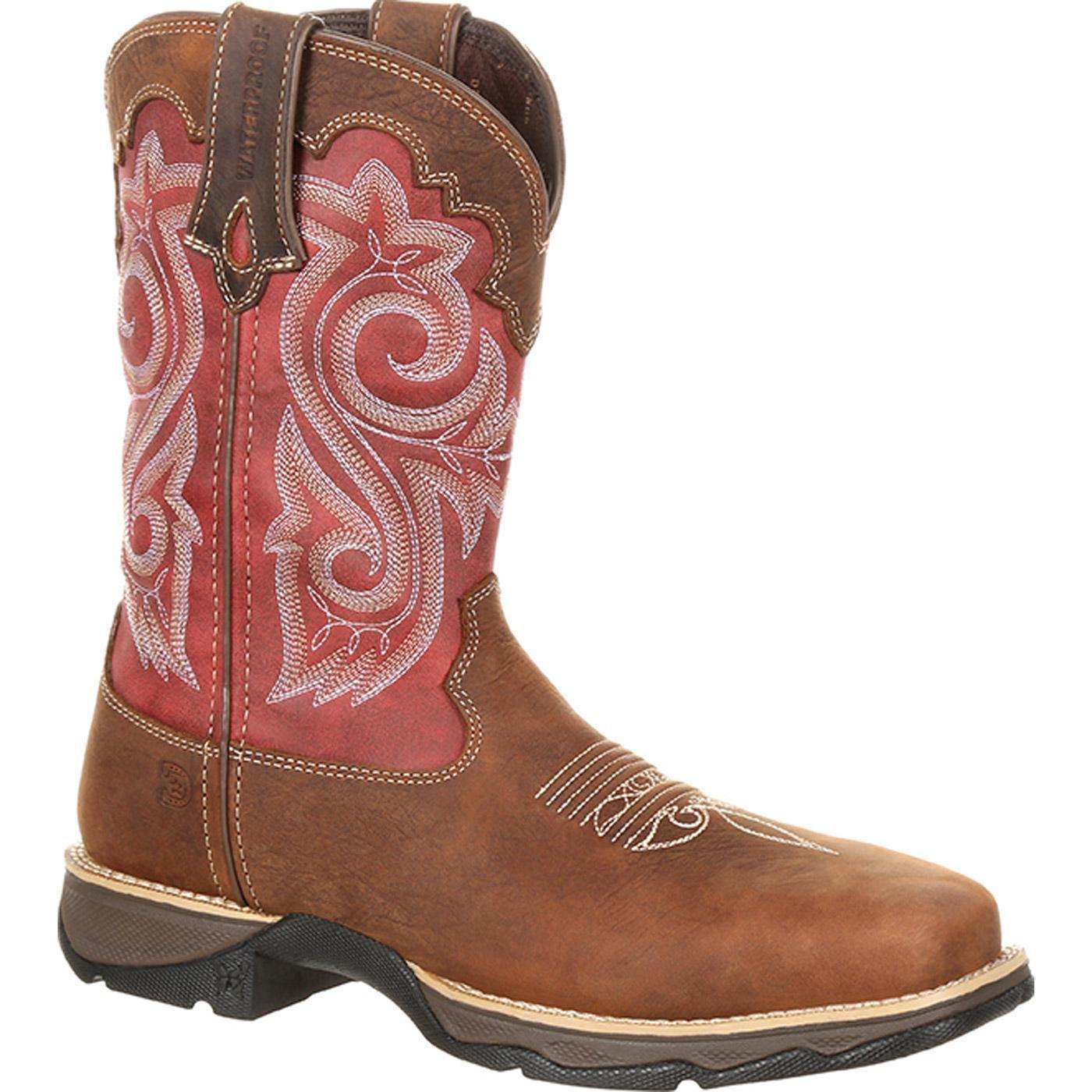 Lady Rebel Work™ by Durango® Women's Waterproof Composite Toe Western Work Boot - Durango - Flyclothing LLC