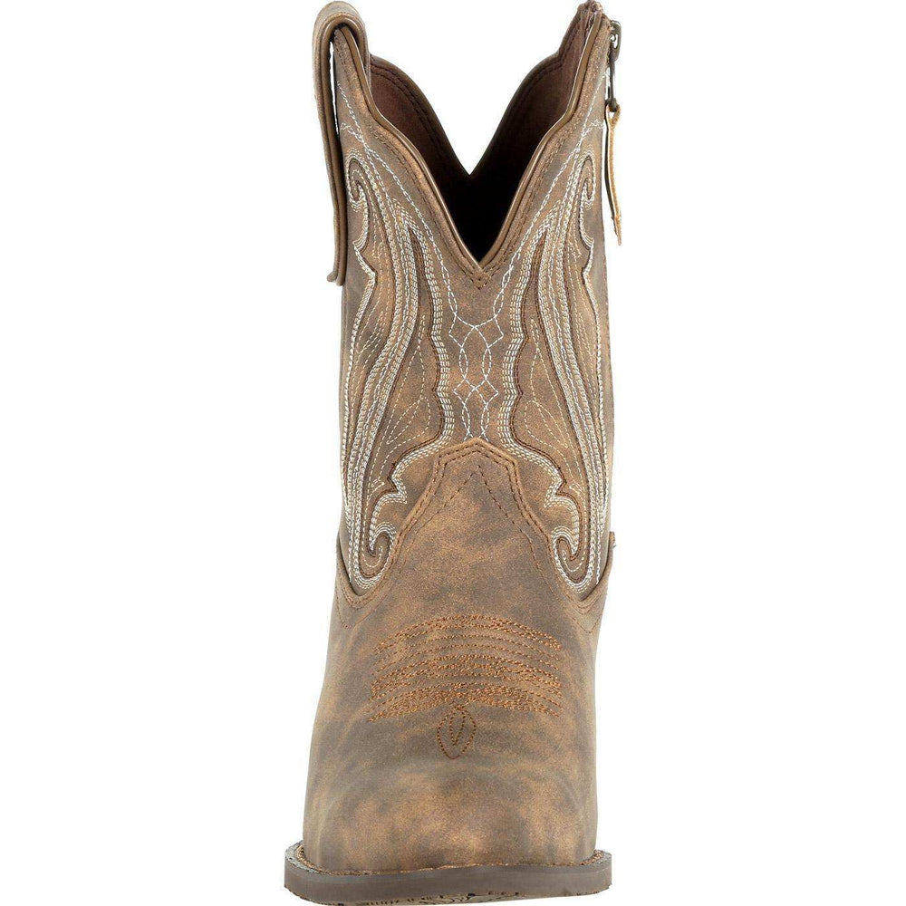 Crush™ by Durango® Women's Distressed Shortie Western Boot - Durango - Flyclothing LLC