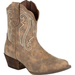 Crush™ by Durango® Women's Distressed Shortie Western Boot - Flyclothing LLC