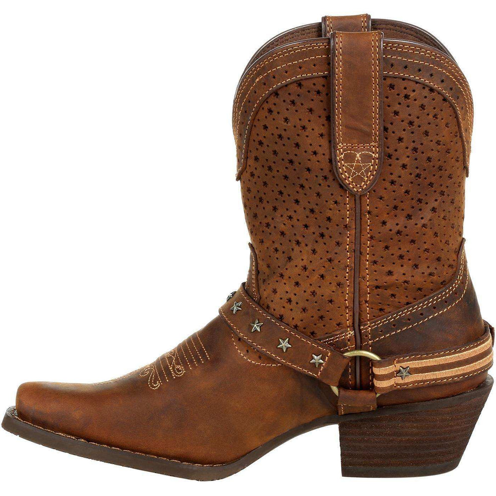 Crush™ by Durango® Women's Brown Ventilated Shortie Boot - Durango - Flyclothing LLC