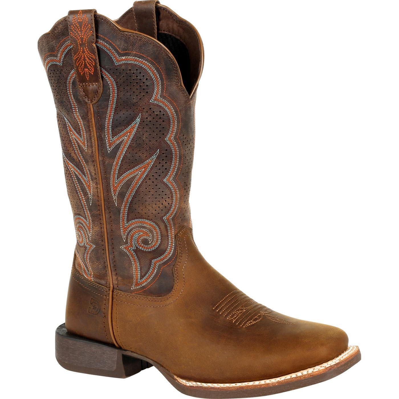 Durango® Lady Rebel Pro™  Women's Cognac Ventilated Western Boot - Durango