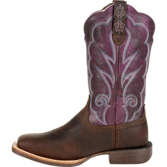 Durango® Lady Rebel Pro™  Women's Ventilated Plum Western Boot - Flyclothing LLC