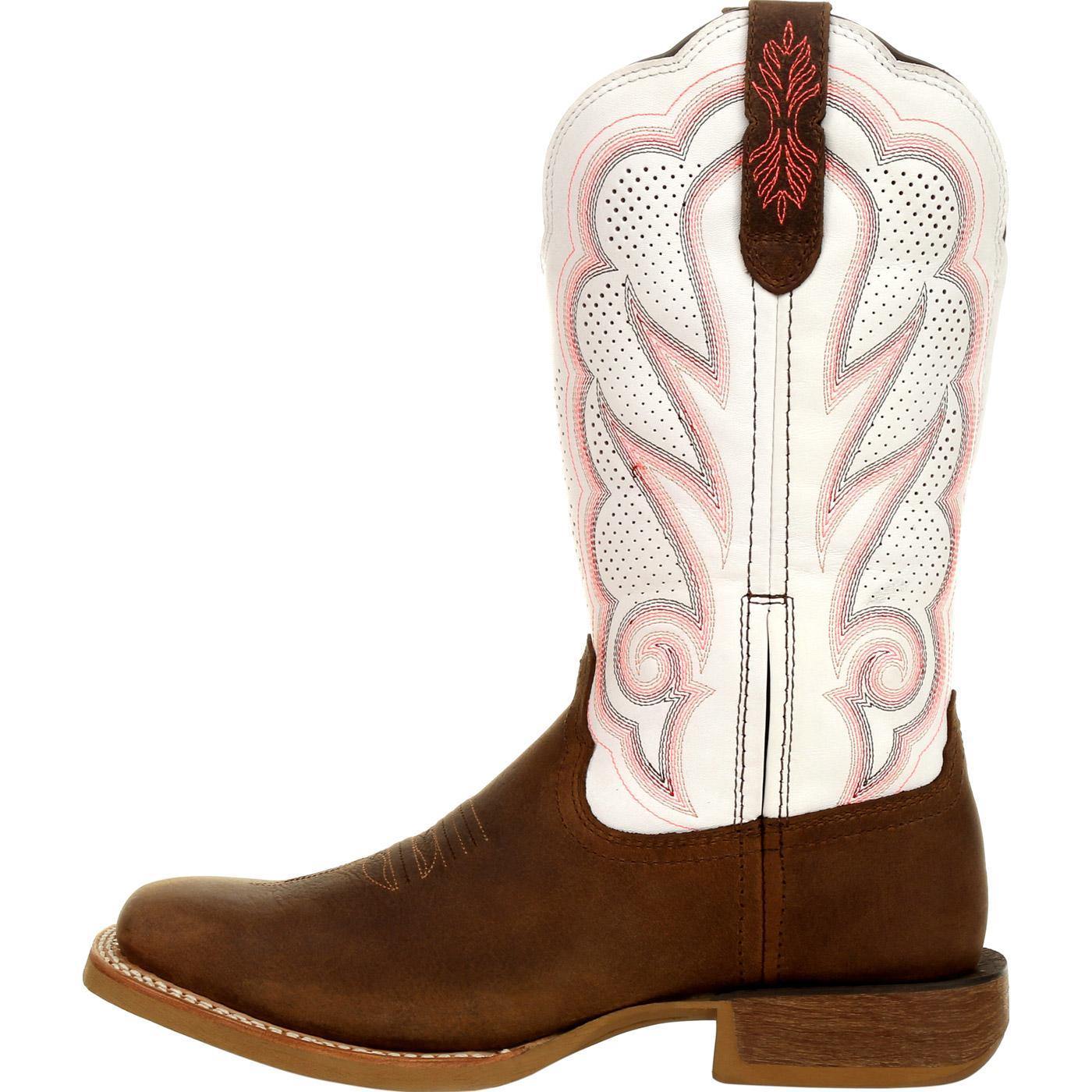 Durango® Lady Rebel Pro™ Women's White Ventilated Western Boot - Flyclothing LLC