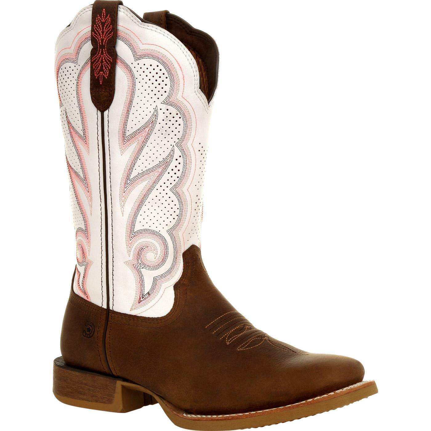 Durango® Lady Rebel Pro™ Women's White Ventilated Western Boot - Durango - Flyclothing LLC