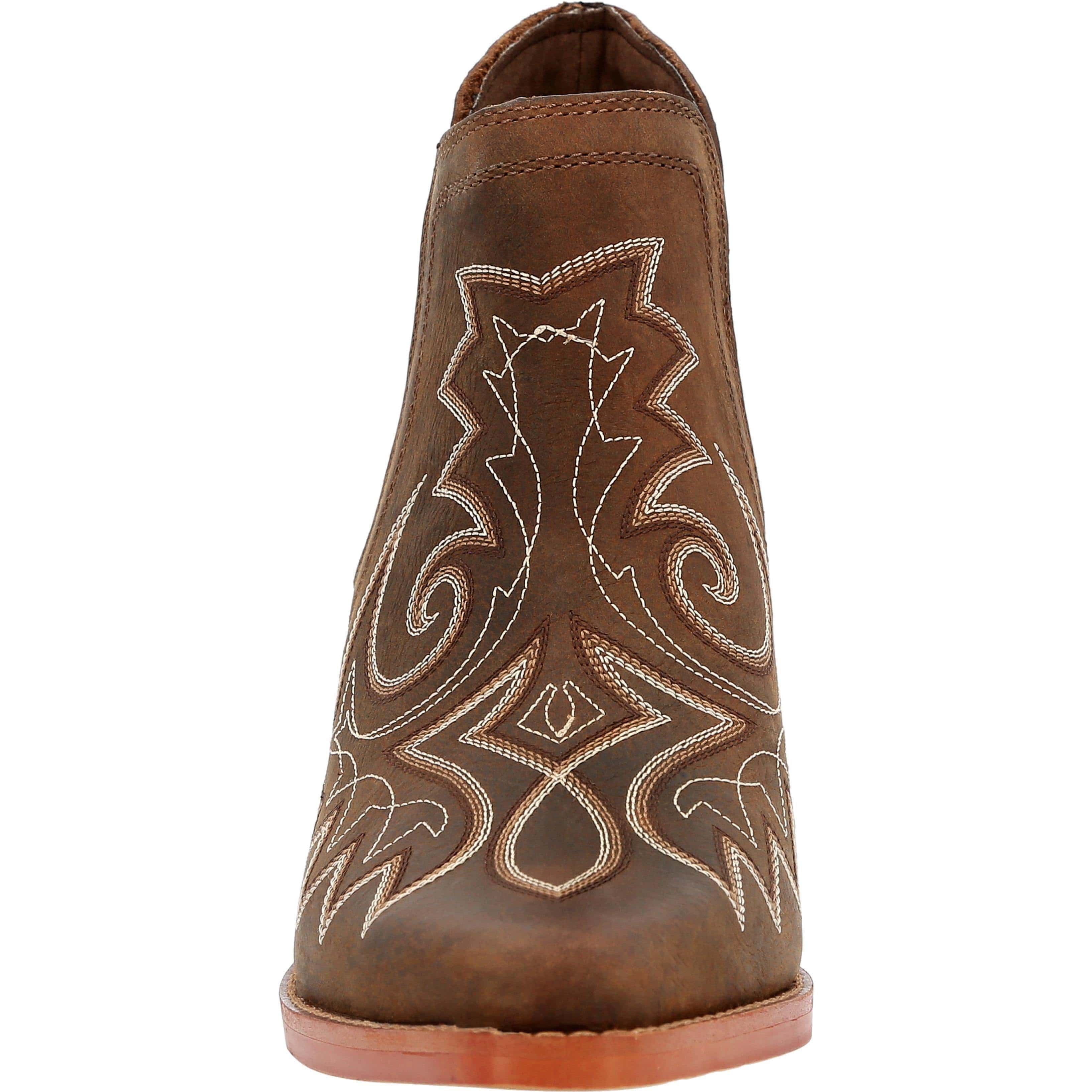 Crush™ by Durango® Women's Coffee Brown Western Fashion Bootie - Durango