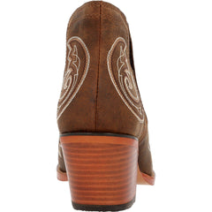 Crush™ by Durango® Women's Coffee Brown Western Fashion Bootie - Durango