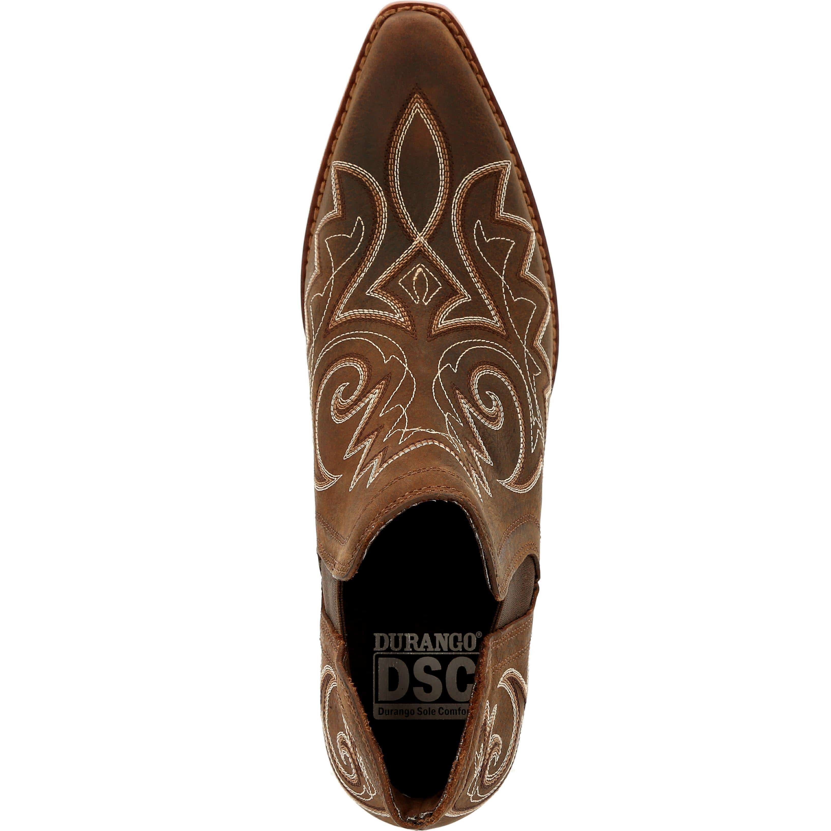 Crush™ by Durango® Women's Coffee Brown Western Fashion Bootie - Durango