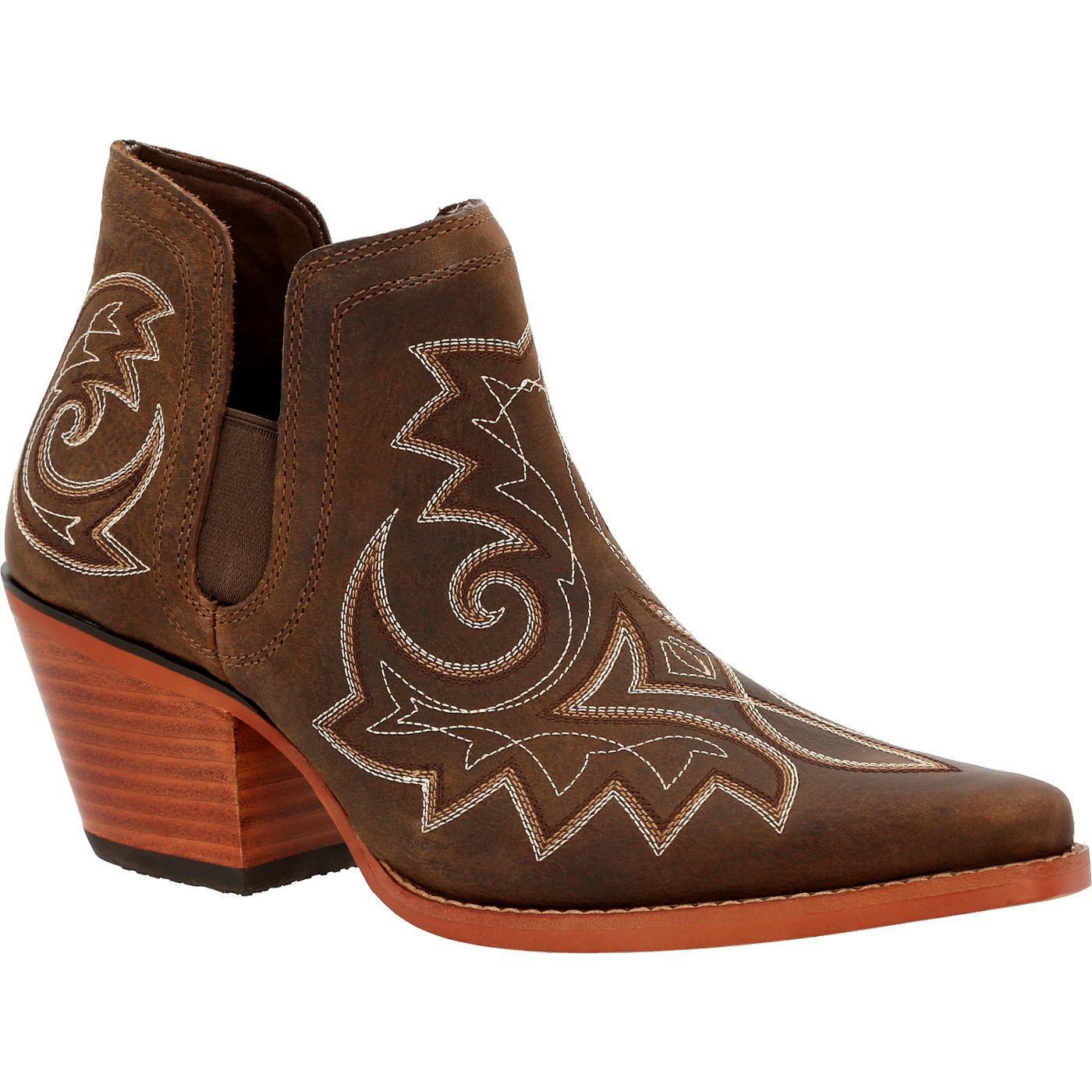 Crush™ by Durango® Women's Coffee Brown Western Fashion Bootie - Flyclothing LLC