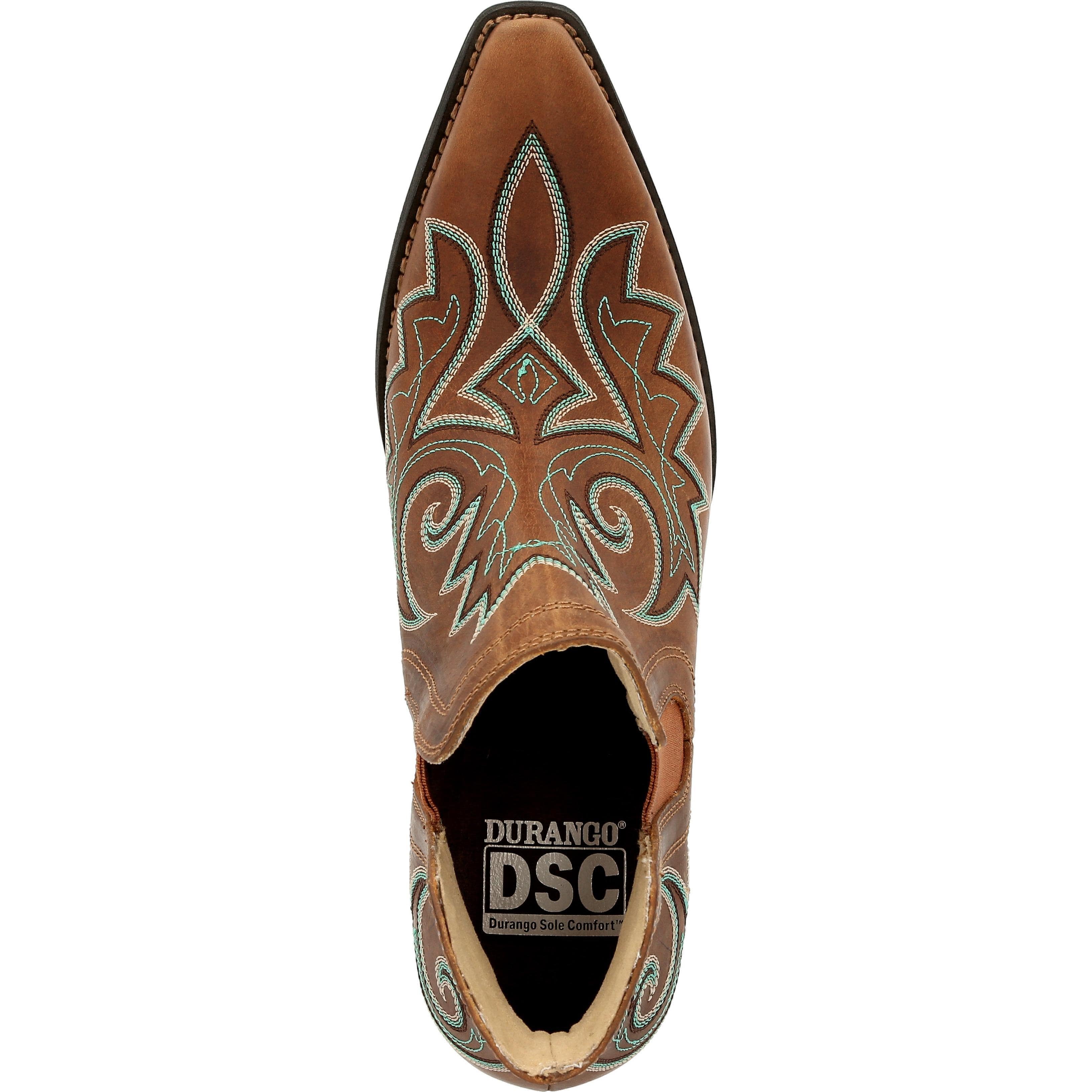 Crush™ by Durango® Women's Golden Brown Western Fashion Bootie - Durango