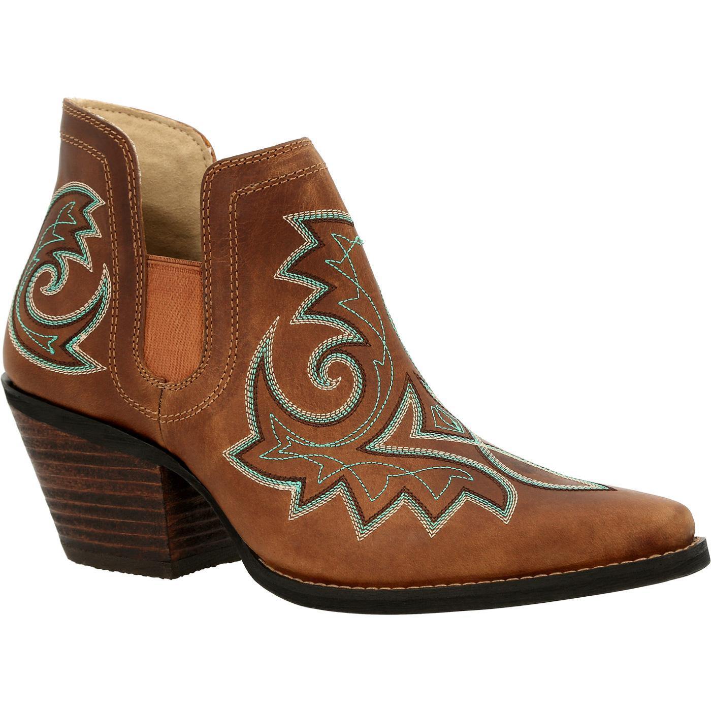 Crush™ by Durango® Women's Golden Brown Western Fashion Bootie - Flyclothing LLC