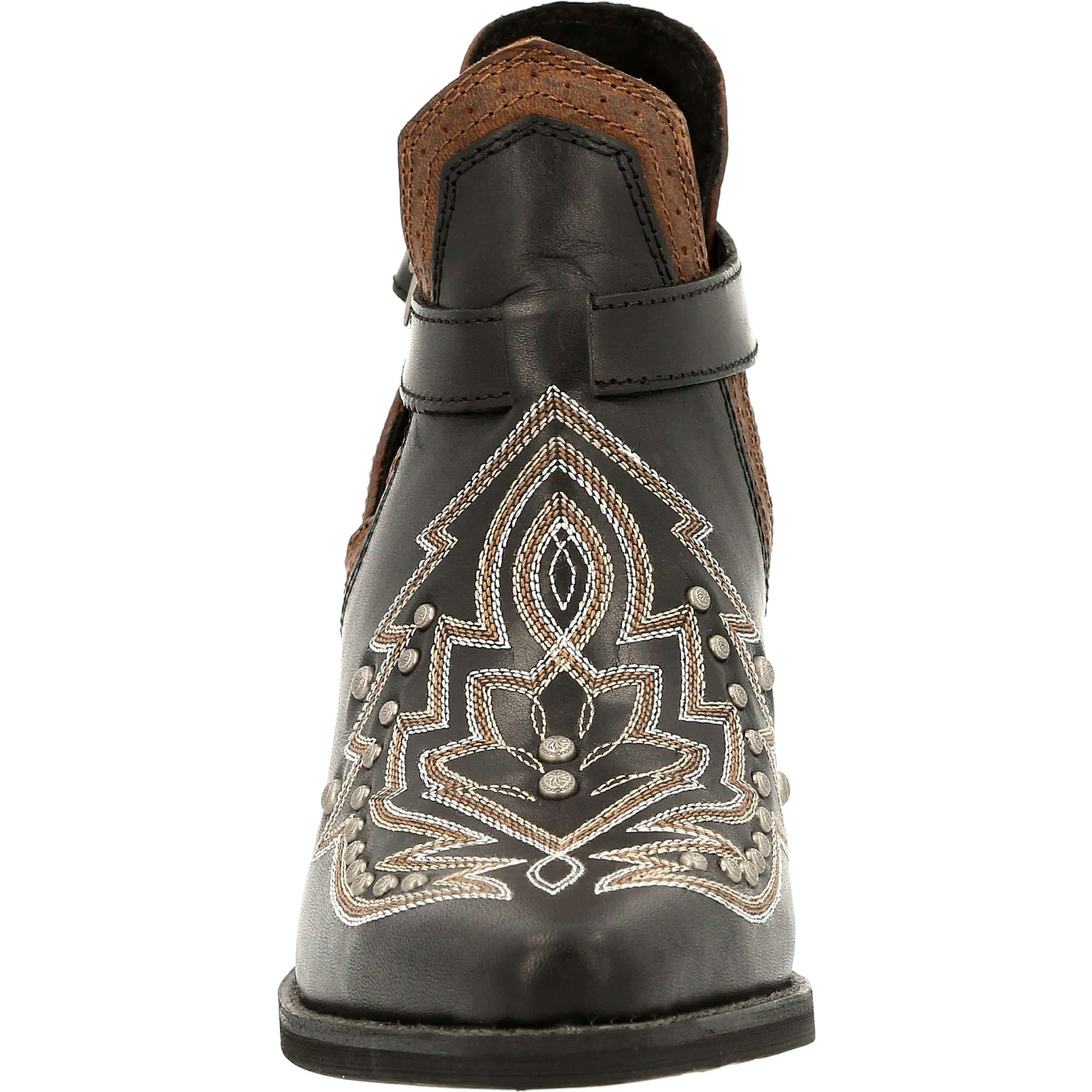 Crush™ by Durango® Women's Black Studded Western Fashion Bootie - Durango