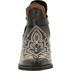 Crush™ by Durango® Women's Black Studded Western Fashion Bootie - Durango