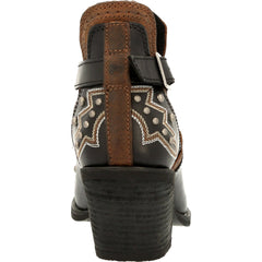 Crush™ by Durango® Women's Black Studded Western Fashion Bootie - Durango