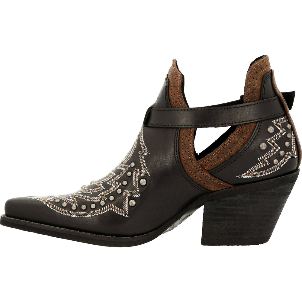Crush™ by Durango® Women's Black Studded Western Fashion Bootie - Durango - Flyclothing LLC