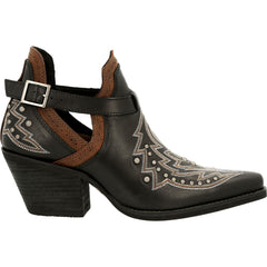 Crush™ by Durango® Women's Black Studded Western Fashion Bootie - Durango