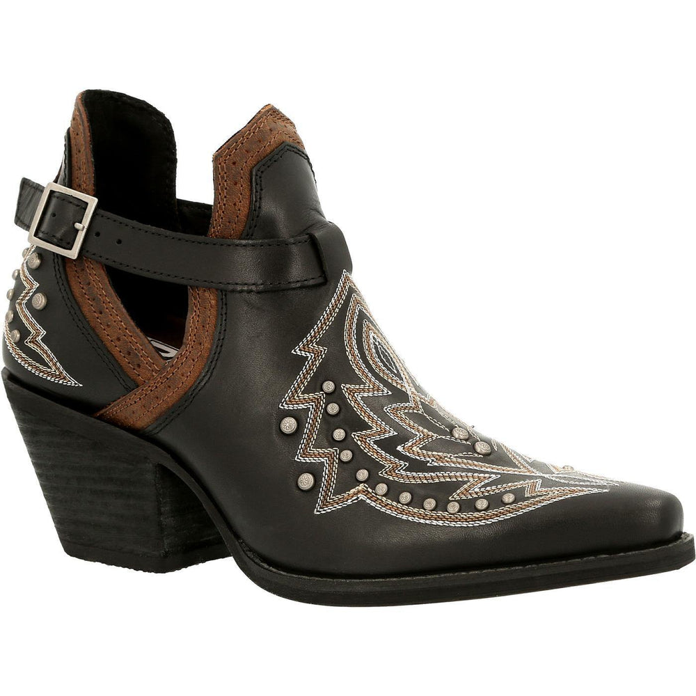 Crush™ by Durango® Women's Black Studded Western Fashion Bootie - Durango