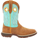 Lady Rebel™ by Durango® Women's Dusty Brown & Sky Blue Western Boot - Durango - Flyclothing LLC