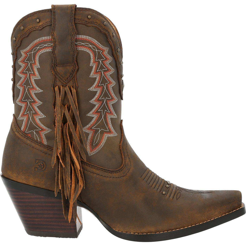 Crush™ by Durango® Women's Roasted Pecan Bootie Western Boot - Durango - Flyclothing LLC