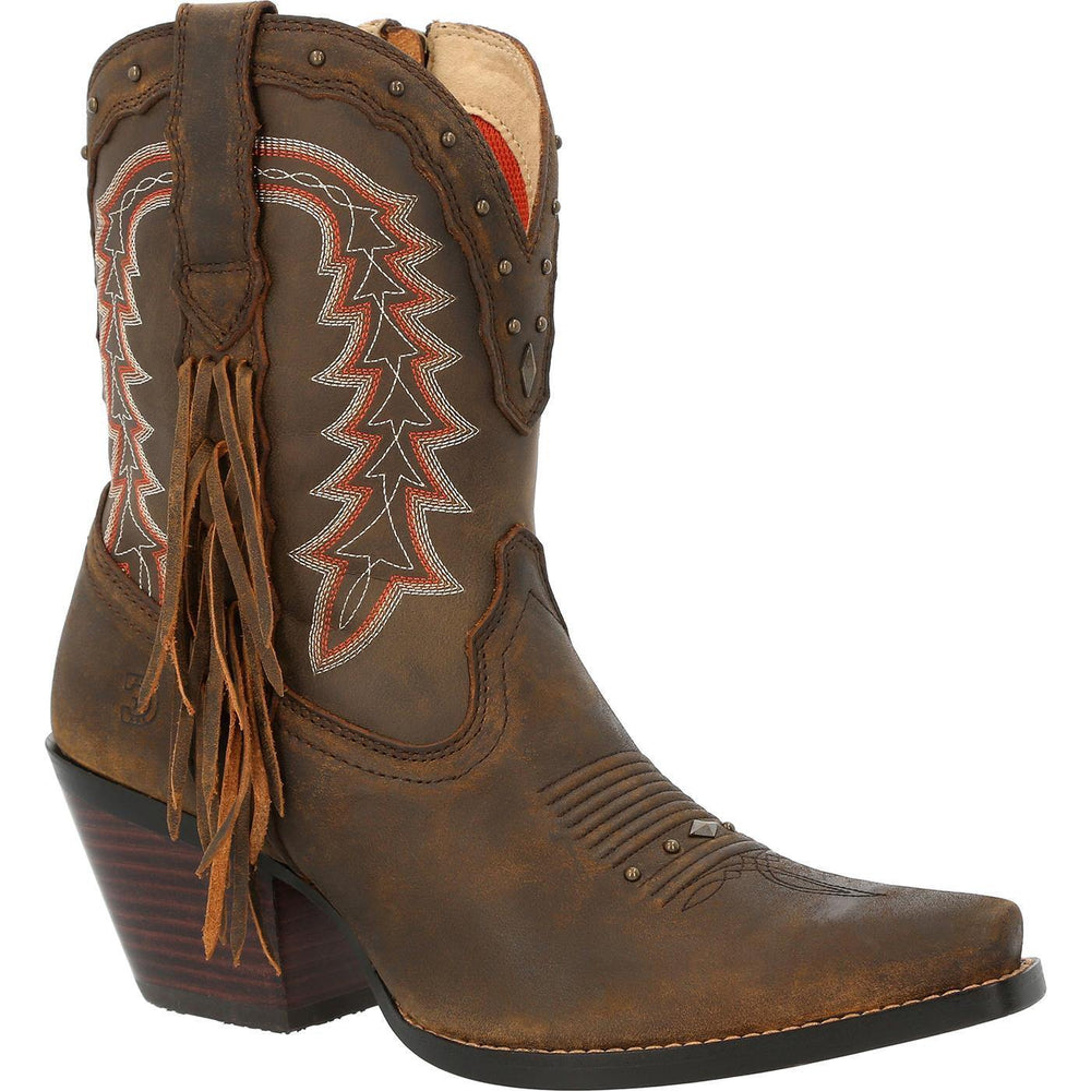 Crush™ by Durango® Women's Roasted Pecan Bootie Western Boot - Durango