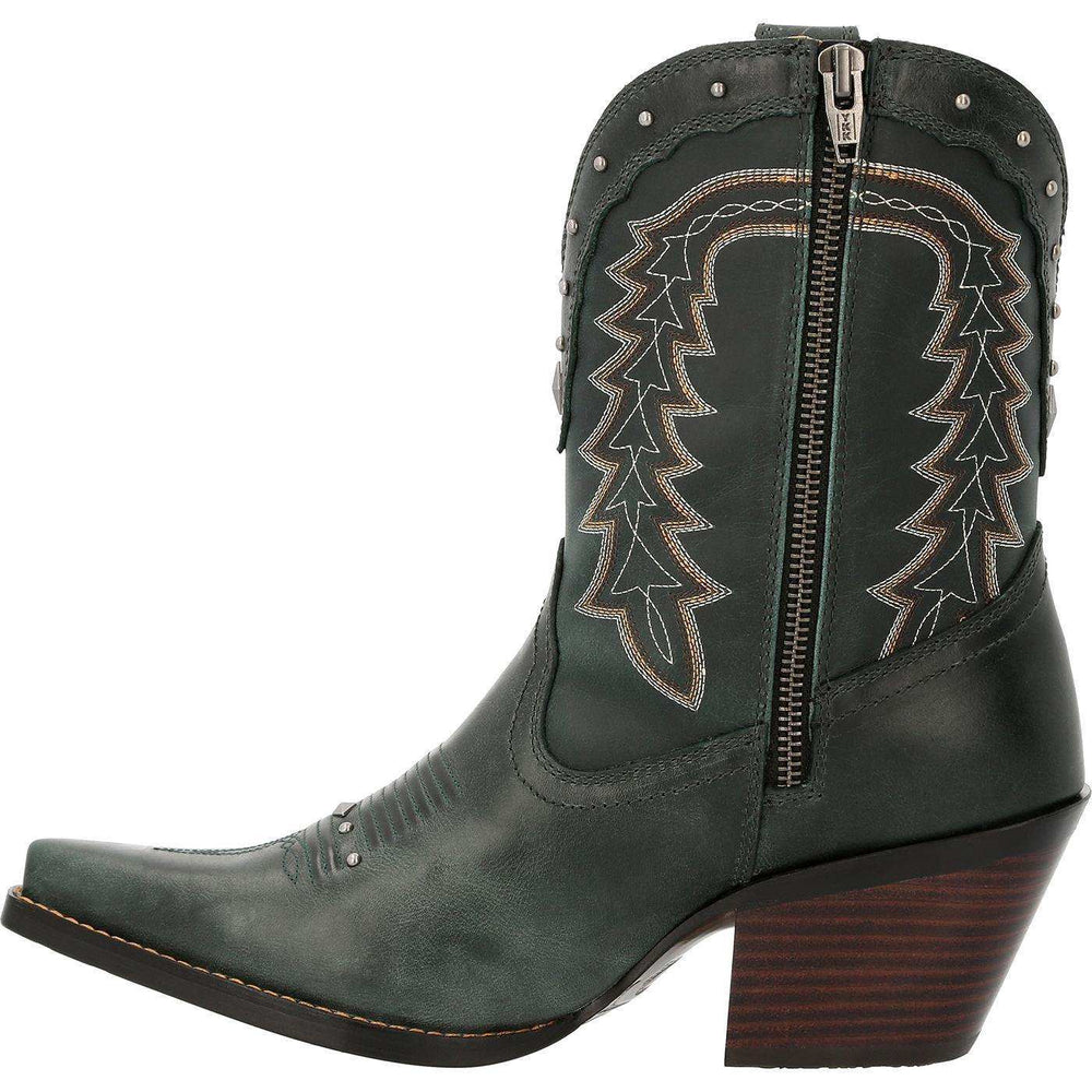 Crush™ by Durango® Women's Vintage Teal Bootie Western Boot - Durango - Flyclothing LLC