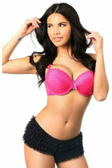 Daisy Corsets Black Ruffle Panty w/Bow - Daisy Corsets - Flyclothing LLC