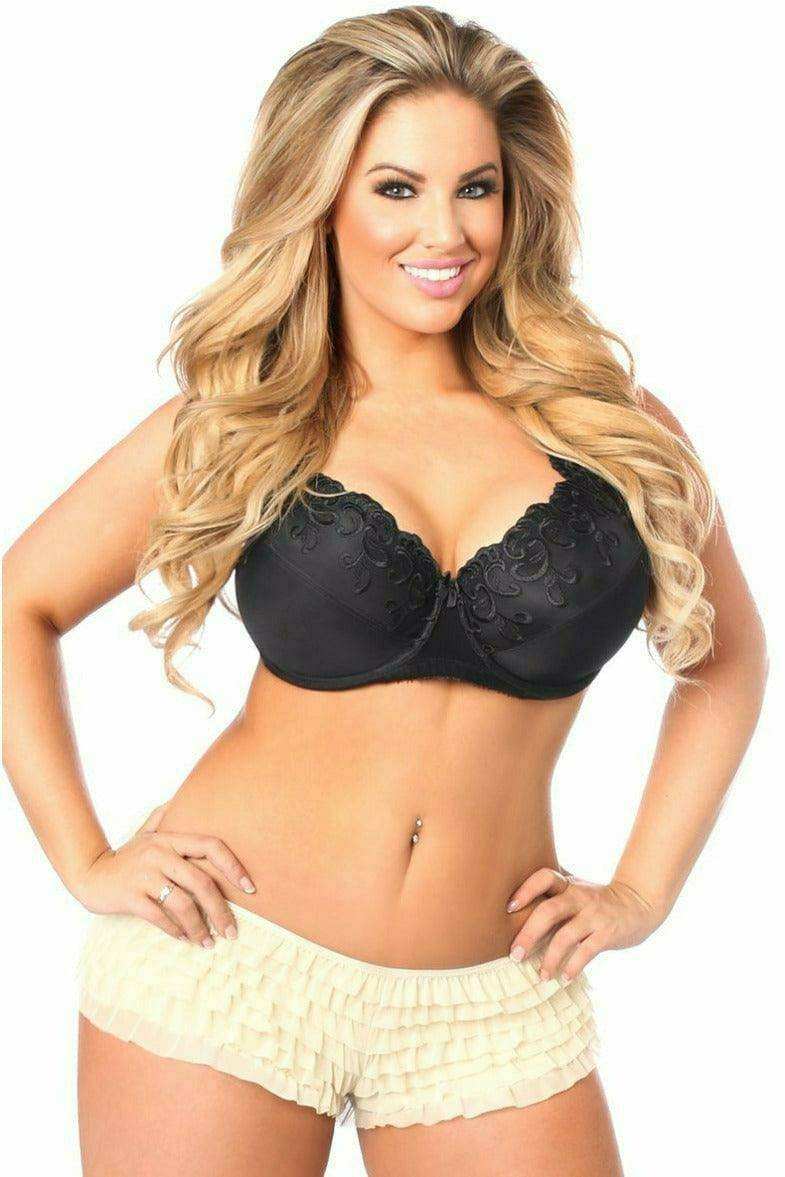 Daisy Corsets Cream Ruffle Panty w/Bow - Daisy Corsets - Flyclothing LLC