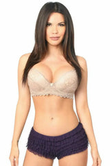 Daisy Corsets Plum Ruffle Panty w/Bow - Daisy Corsets - Flyclothing LLC